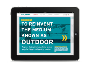 Adams Outdoor Website